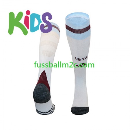 Aston Villa Kinder Auswärts Socken 2024-2025